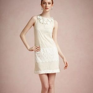 BHLDN Peter Som Twiggy Dress Lace Flower Detail 0